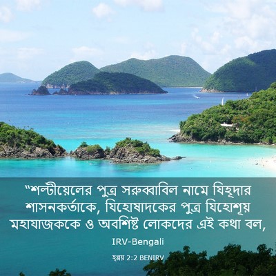 Picture 03 - হ্গ্গয় 2:2 BENIRV - “শল্টীয়েলের - Bible Verse Picture
