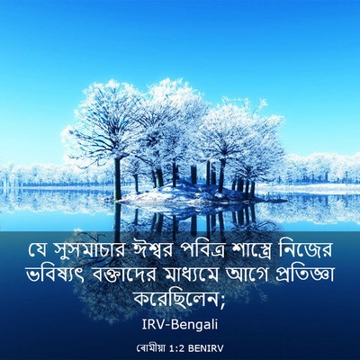 Picture 03 - ৰোমীয়া 1:2 BENIRV - যে সুসমাচার ঈশ্বর - Bible Verse Picture