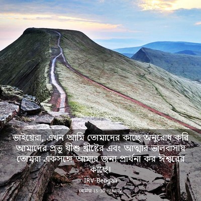 Picture 03 - ৰোমীয়া 15:30 BENIRV - ভাইয়েরা, এখন আমি - Bible Verse Picture