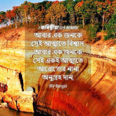 Picture 04 - 1 কৰিন্থীয়া 12:9 BENIRV - আবার এক জনকে সেই - Bible Verse Picture