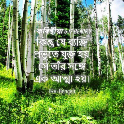 Picture 04 - 1 কৰিন্থীয়া 6:17 BENIRV - কিন্তু যে ব্যক্তি - Bible Verse Picture