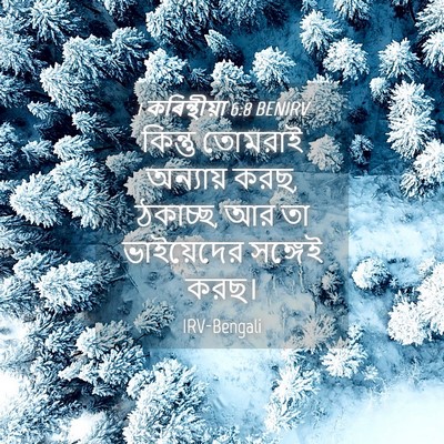 Picture 04 - 1 কৰিন্থীয়া 6:8 BENIRV - কিন্তু তোমরাই - Bible Verse Picture