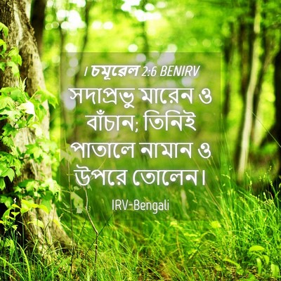 Picture 04 - 1 চমূৱেল 2:6 BENIRV - সদাপ্রভু মারেন ও - Bible Verse Picture