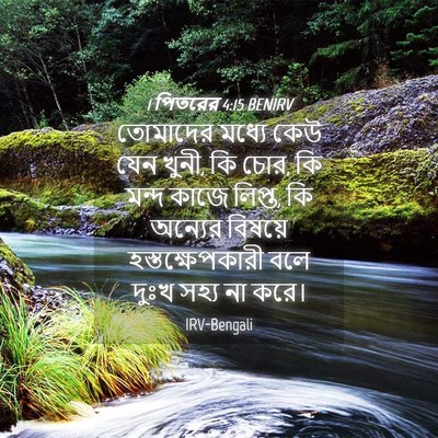 Picture 04 - 1 পিতরের 4:15 BENIRV - তোমাদের মধ্যে কেউ - Bible Verse Picture
