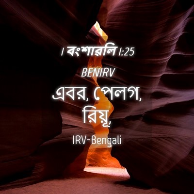 Picture 04 - 1 বংশাৱলি 1:25 BENIRV - এবর, পেলগ, - Bible Verse Picture