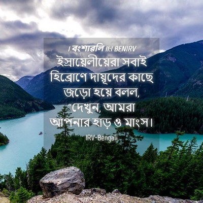 Picture 04 - 1 বংশাৱলি 11:1 BENIRV - ইস্রায়েলীয়েরা - Bible Verse Picture