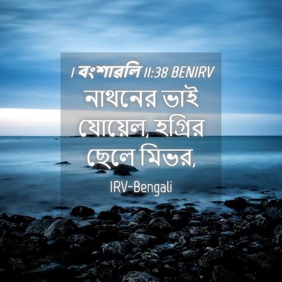 Picture 04 - 1 বংশাৱলি 11:38 BENIRV - নাথনের ভাই যোয়েল, - Bible Verse Picture