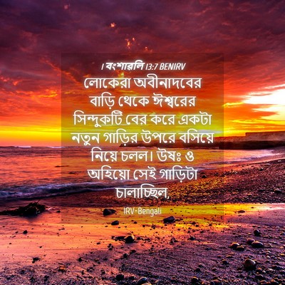 Picture 04 - 1 বংশাৱলি 13:7 BENIRV - লোকেরা অবীনাদবের - Bible Verse Picture