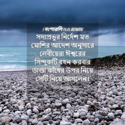 Picture 04 - 1 বংশাৱলি 15:15 BENIRV - সদাপ্রভুর নির্দেশ - Bible Verse Picture