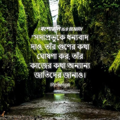 Picture 04 - 1 বংশাৱলি 16:8 BENIRV - “সদাপ্রভুকে - Bible Verse Picture