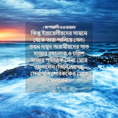 Picture 04 - 1 বংশাৱলি 19:18 BENIRV - কিন্তু - Bible Verse Picture
