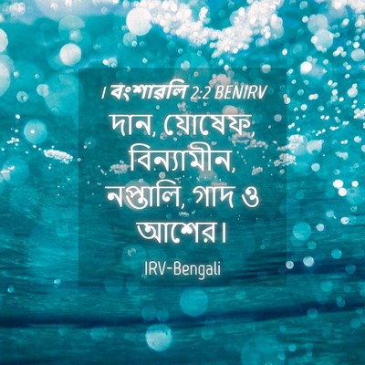 Picture 04 - 1 বংশাৱলি 2:2 BENIRV - দান, যোষেফ, - Bible Verse Picture