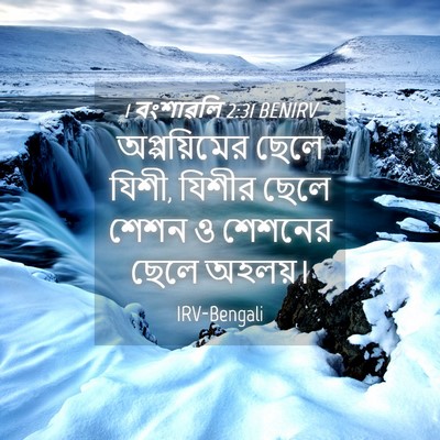 Picture 04 - 1 বংশাৱলি 2:31 BENIRV - অপ্পয়িমের ছেলে - Bible Verse Picture