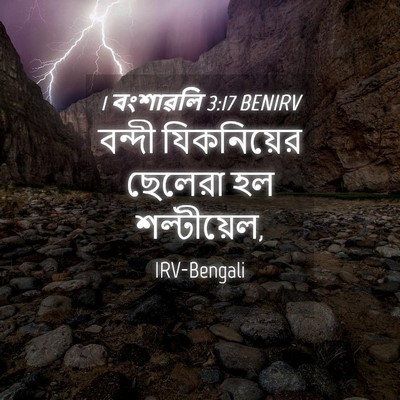 Picture 04 - 1 বংশাৱলি 3:17 BENIRV - বন্দী যিকনিয়ের - Bible Verse Picture
