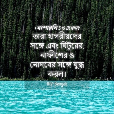 Picture 04 - 1 বংশাৱলি 5:19 BENIRV - তারা হাগরীয়দের - Bible Verse Picture