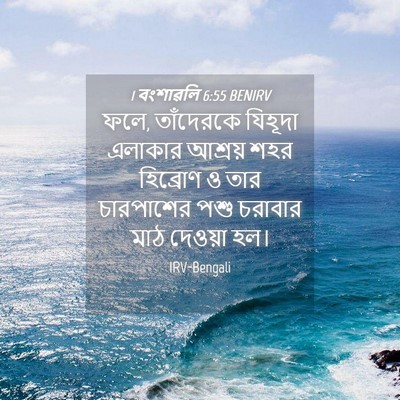 Picture 04 - 1 বংশাৱলি 6:55 BENIRV - ফলে, তাঁদেরকে - Bible Verse Picture