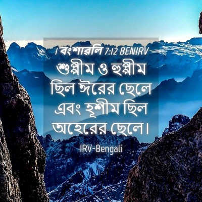 Picture 04 - 1 বংশাৱলি 7:12 BENIRV - শুপ্পীম ও হুপ্পীম - Bible Verse Picture
