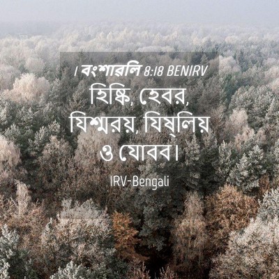 Picture 04 - 1 বংশাৱলি 8:18 BENIRV - হিষ্কি, হেবর, - Bible Verse Picture