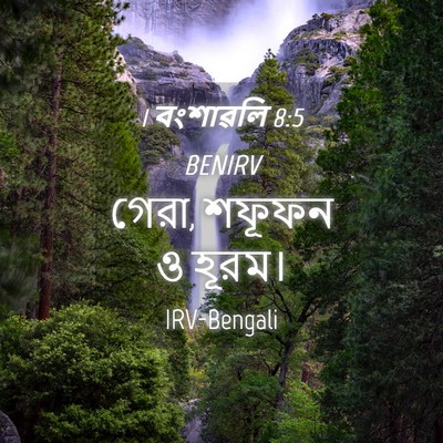 Picture 04 - 1 বংশাৱলি 8:5 BENIRV - গেরা, শফূফন ও - Bible Verse Picture