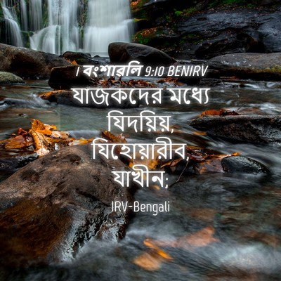 Picture 04 - 1 বংশাৱলি 9:10 BENIRV - যাজকদের মধ্যে - Bible Verse Picture