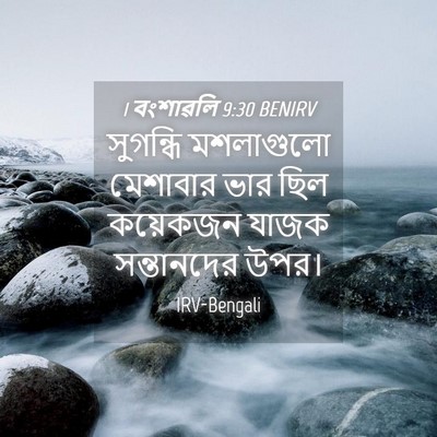 Picture 04 - 1 বংশাৱলি 9:30 BENIRV - সুগন্ধি মশলাগুলো - Bible Verse Picture