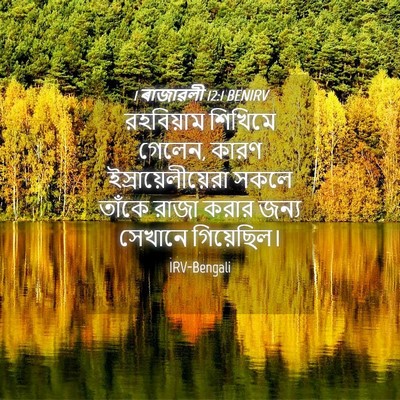 Picture 04 - 1 ৰাজাৱলী 12:1 BENIRV - রহবিয়াম শিখিমে - Bible Verse Picture