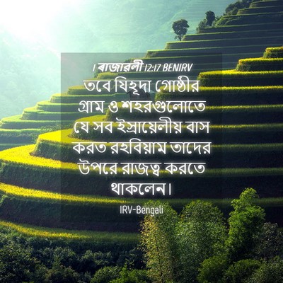 Picture 04 - 1 ৰাজাৱলী 12:17 BENIRV - তবে যিহূদা - Bible Verse Picture