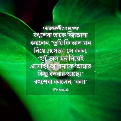 Picture 04 - 1 ৰাজাৱলী 2:14 BENIRV - বৎশেবা তাকে - Bible Verse Picture