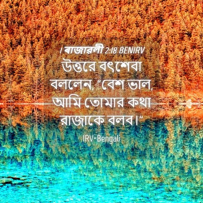 Picture 04 - 1 ৰাজাৱলী 2:18 BENIRV - উত্তরে বৎশেবা - Bible Verse Picture