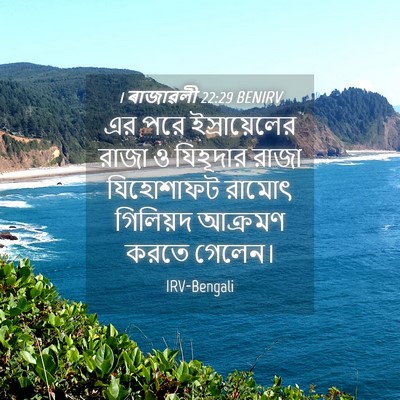 Picture 04 - 1 ৰাজাৱলী 22:29 BENIRV - এর পরে - Bible Verse Picture