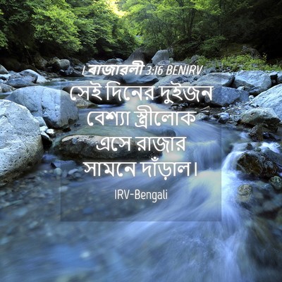 Picture 04 - 1 ৰাজাৱলী 3:16 BENIRV - সেই দিনের দুইজন - Bible Verse Picture