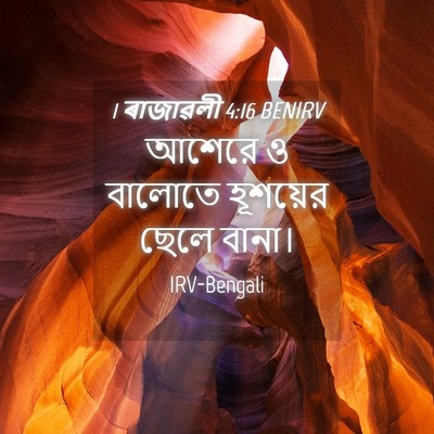 Picture 04 - 1 ৰাজাৱলী 4:16 BENIRV - আশেরে ও বালোতে - Bible Verse Picture