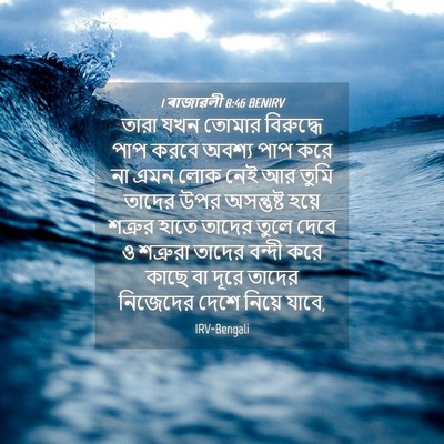 Picture 04 - 1 ৰাজাৱলী 8:46 BENIRV - তারা যখন তোমার - Bible Verse Picture