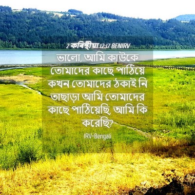 Picture 04 - 2 কৰিন্থীয়া 12:17 BENIRV - ভালো, আমি কাউকে - Bible Verse Picture