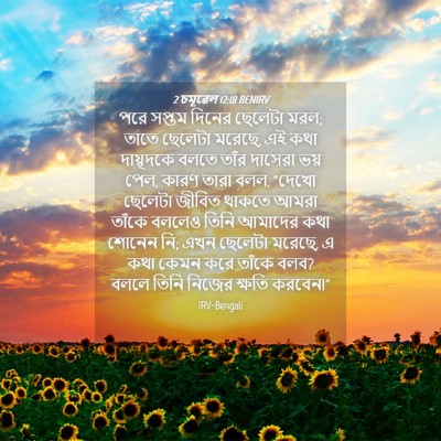 Picture 04 - 2 চমূৱেল 12:18 BENIRV - পরে সপ্তম দিনের - Bible Verse Picture