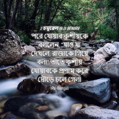 Picture 04 - 2 চমূৱেল 18:21 BENIRV - পরে যোয়াব - Bible Verse Picture