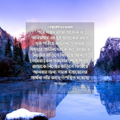 Picture 04 - 2 চমূৱেল 19:11 BENIRV - পরে দায়ূদ রাজা - Bible Verse Picture