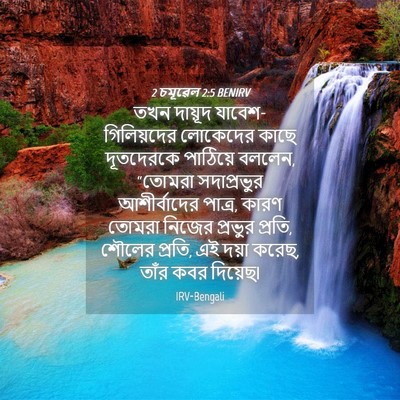 Picture 04 - 2 চমূৱেল 2:5 BENIRV - তখন দায়ূদ - Bible Verse Picture