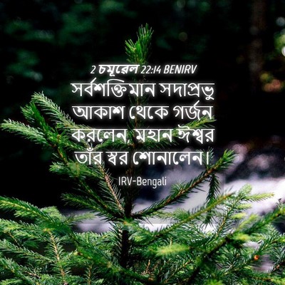 Picture 04 - 2 চমূৱেল 22:14 BENIRV - সর্বশক্তিমান - Bible Verse Picture