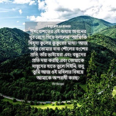 Picture 04 - 2 চমূৱেল 3:8 BENIRV - ঈশবোশতের এই কথায় - Bible Verse Picture