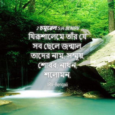 Picture 04 - 2 চমূৱেল 5:14 BENIRV - যিরূশালেমে তাঁর - Bible Verse Picture