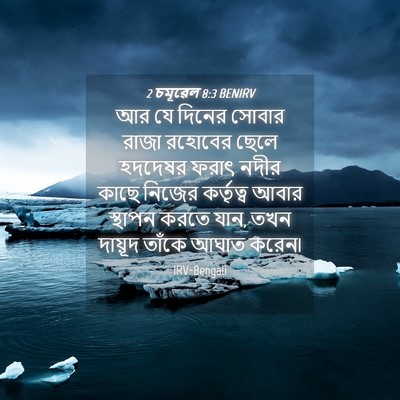 Picture 04 - 2 চমূৱেল 8:3 BENIRV - আর যে দিনের সোবার - Bible Verse Picture