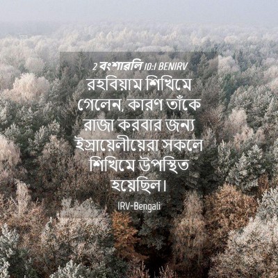 Picture 04 - 2 বংশাৱলি 10:1 BENIRV - রহবিয়াম শিখিমে - Bible Verse Picture