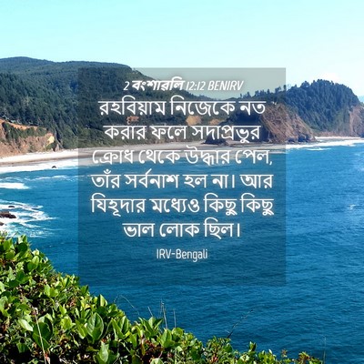 Picture 04 - 2 বংশাৱলি 12:12 BENIRV - রহবিয়াম নিজেকে - Bible Verse Picture