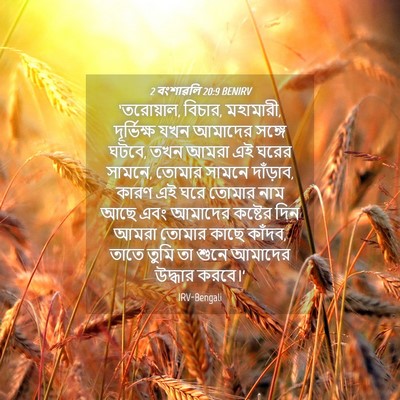 Picture 04 - 2 বংশাৱলি 20:9 BENIRV - ‘তরোয়াল, বিচার, - Bible Verse Picture