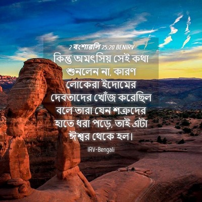 Picture 04 - 2 বংশাৱলি 25:20 BENIRV - কিন্তু অমৎসিয় - Bible Verse Picture