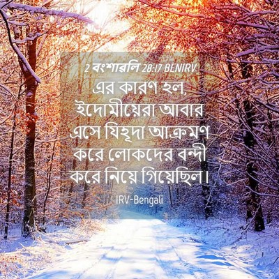 Picture 04 - 2 বংশাৱলি 28:17 BENIRV - এর কারণ হল, - Bible Verse Picture