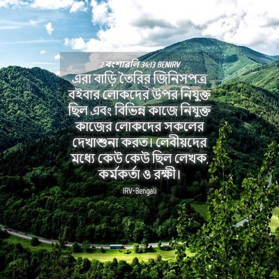 Picture 04 - 2 বংশাৱলি 34:13 BENIRV - এরা বাড়ি তৈরির - Bible Verse Picture