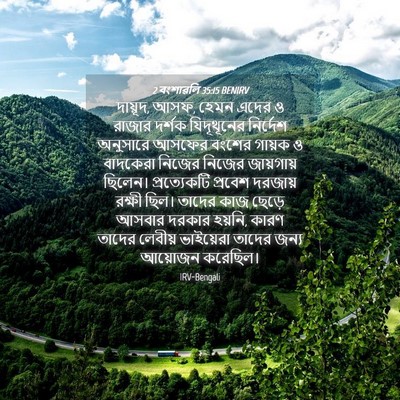Picture 04 - 2 বংশাৱলি 35:15 BENIRV - দায়ূদ, আসফ, হেমন - Bible Verse Picture