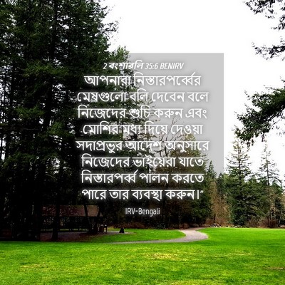 Picture 04 - 2 বংশাৱলি 35:6 BENIRV - আপনারা - Bible Verse Picture